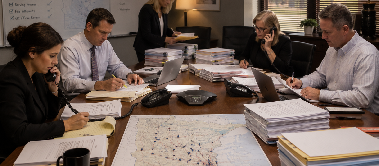 Coordinating 200 Rush Process Service Requests Across Minnesota