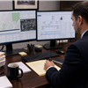 Process serving professional coordinating a service request